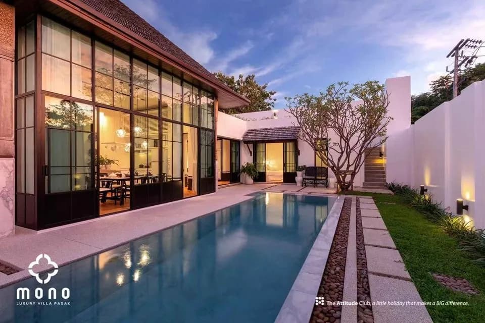 Mono – Villa 2 chambres avec piscine privée à louer à Choeng Thale — Miniature 3
