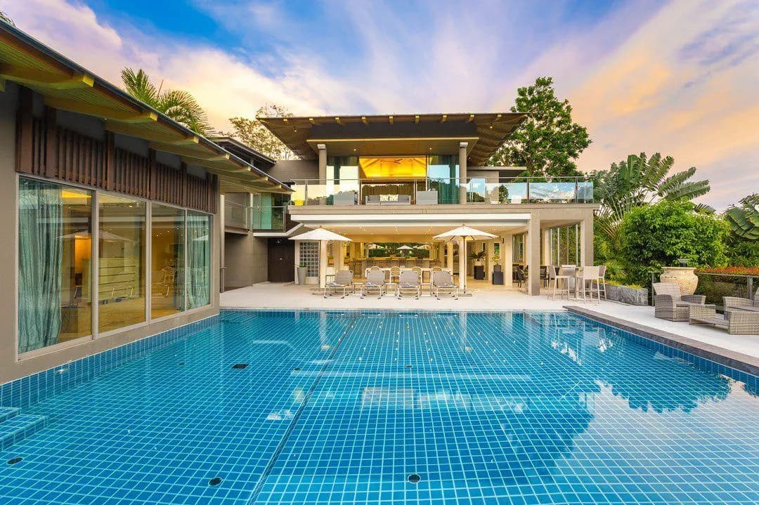 La Coline – Villa vue mer 5 chambres avec piscine privée à Layan Hill — Photo 1
