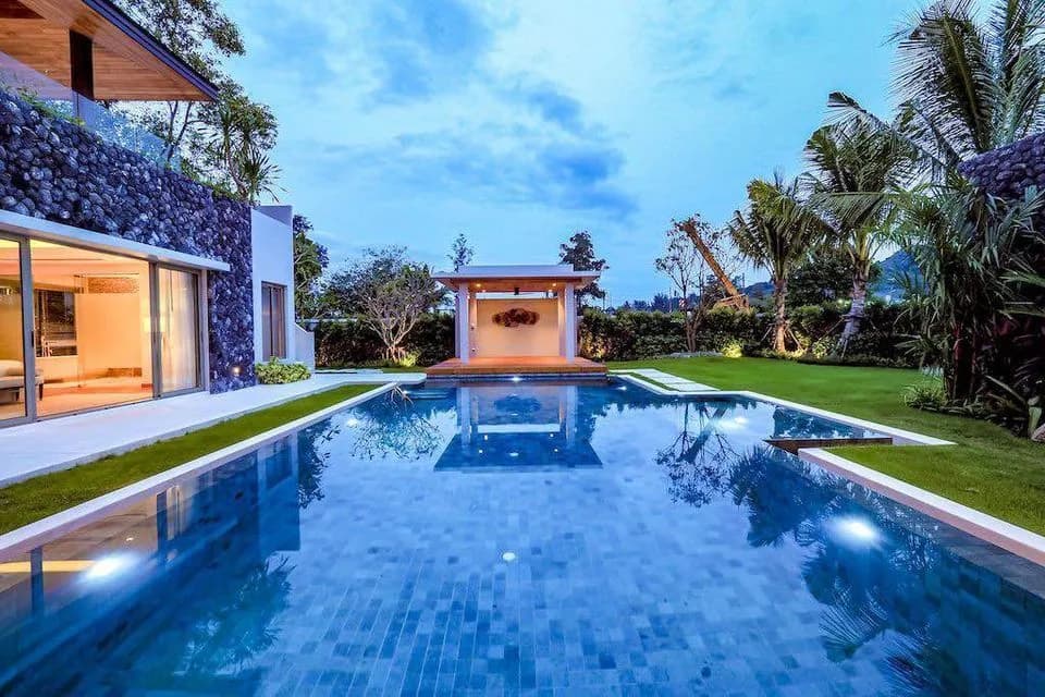 Botanica Bangtao – Villa 4 chambres avec piscine privée à louer à Choeng Thale — Miniature 11