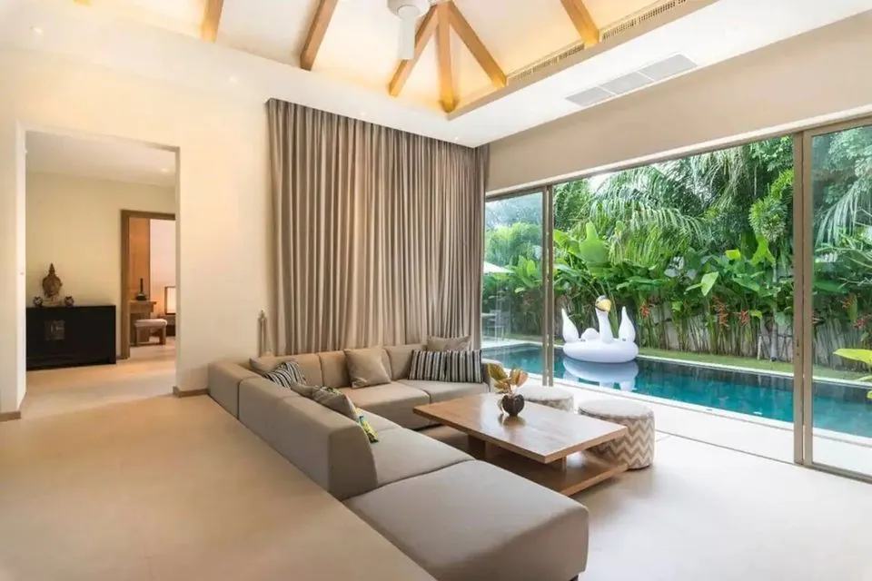 Trichada Villa – 3 chambres avec piscine privée à louer à Choeng Thale — Miniature 3