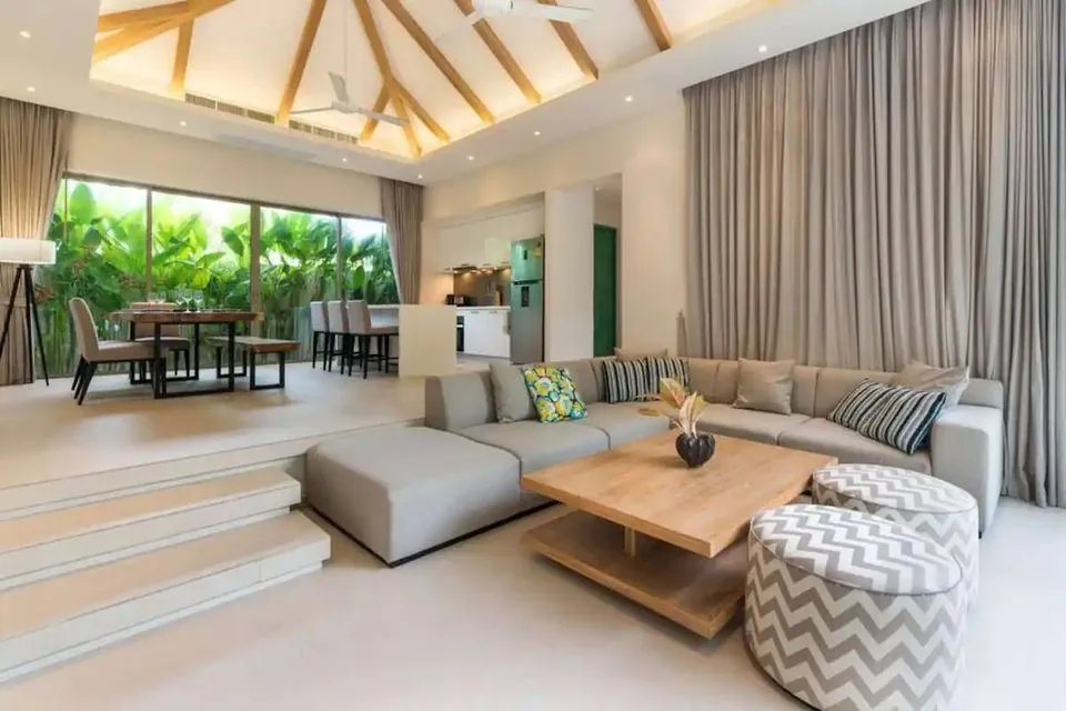Trichada Villa – 3 chambres avec piscine privée à louer à Choeng Thale — Miniature 11