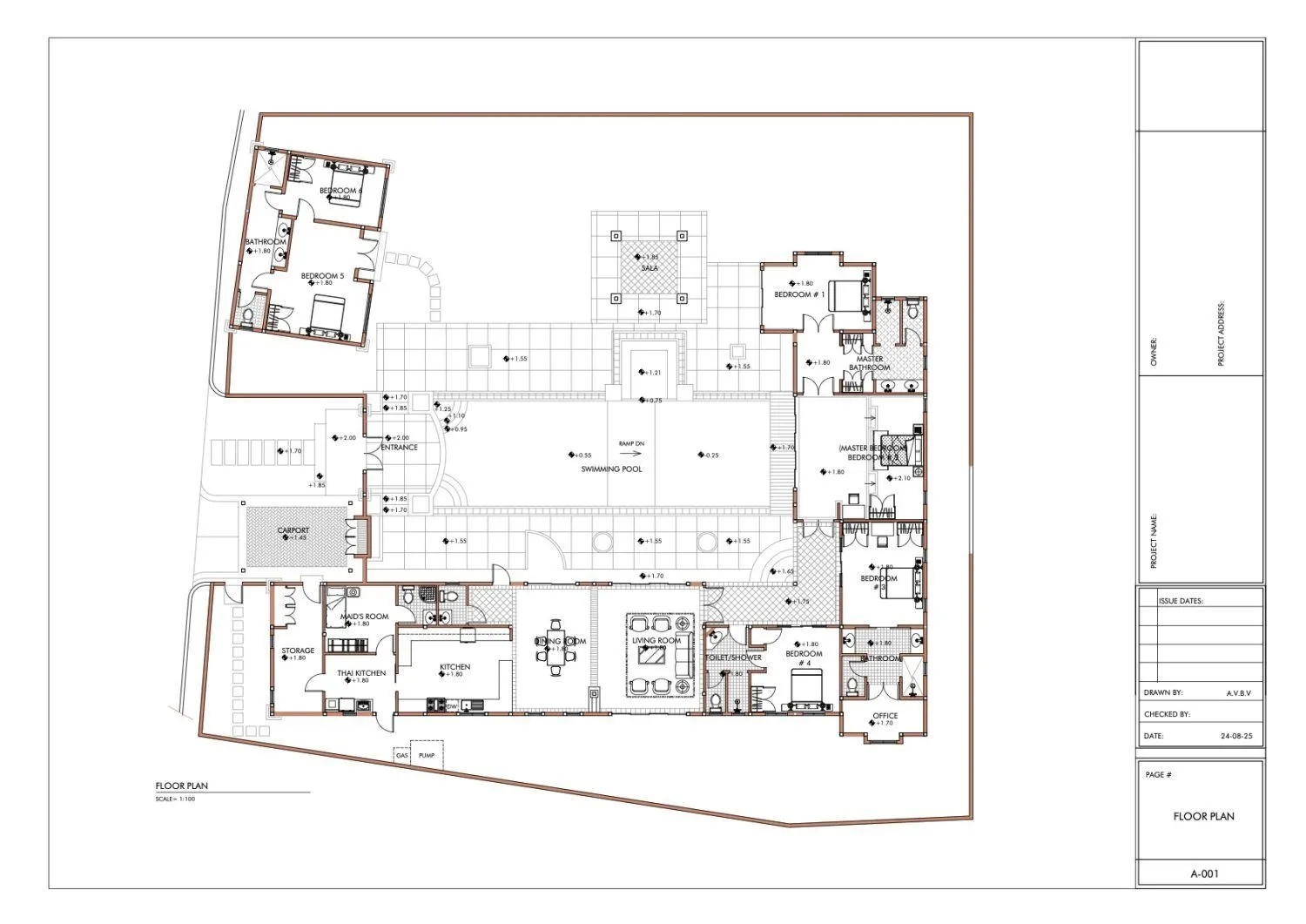 Sai Taan Villa – 6 chambres avec piscine privée à vendre — Miniature 19