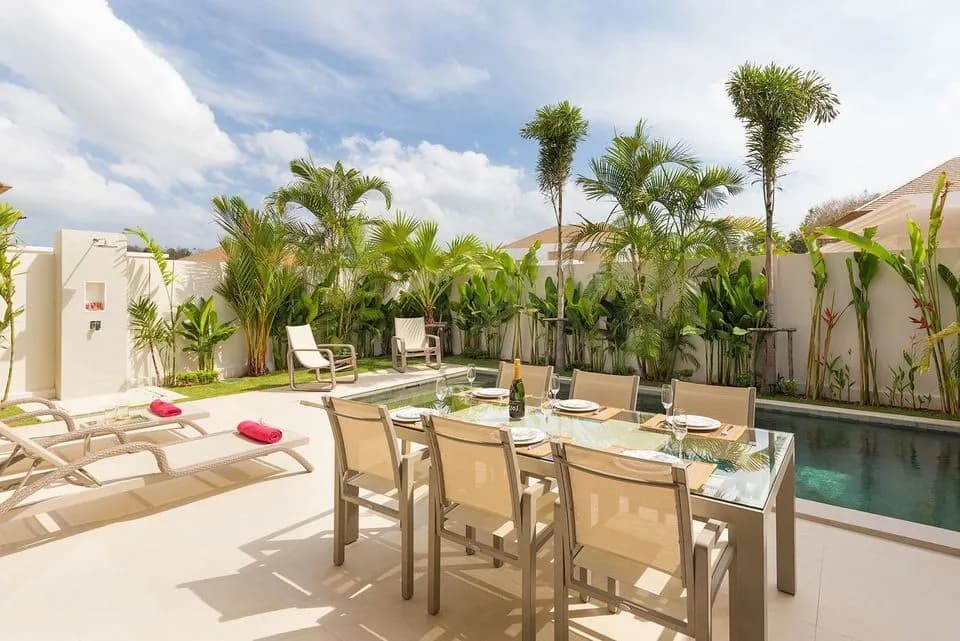 Trichada Villa – 3 chambres avec piscine privée à louer à Choeng Thale — Miniature 9
