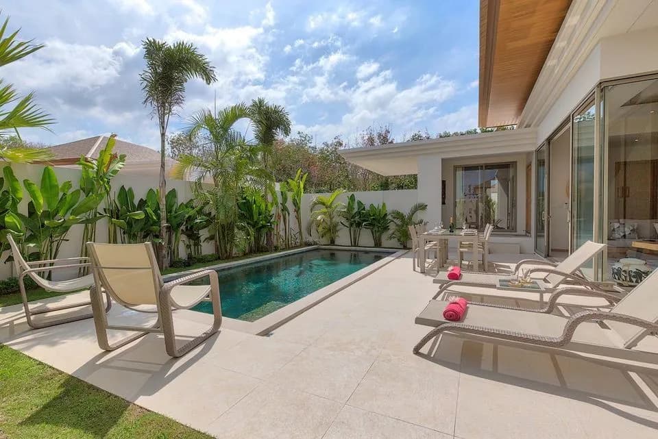 Trichada Villa – 3 chambres avec piscine privée à louer à Choeng Thale — Miniature 14