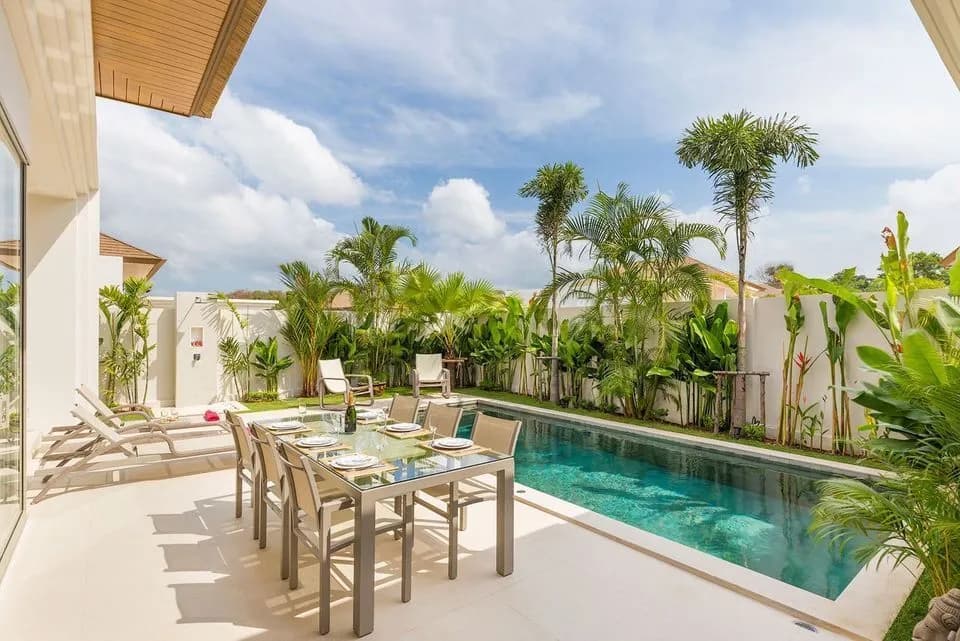 Trichada Villa – 3 chambres avec piscine privée à louer à Choeng Thale — Miniature 19