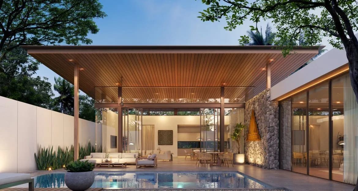 Mono Champaca Villas, Phuket : villas avec piscine exclusives à vendre à Layan – Nai Thon Beach — Photo 1