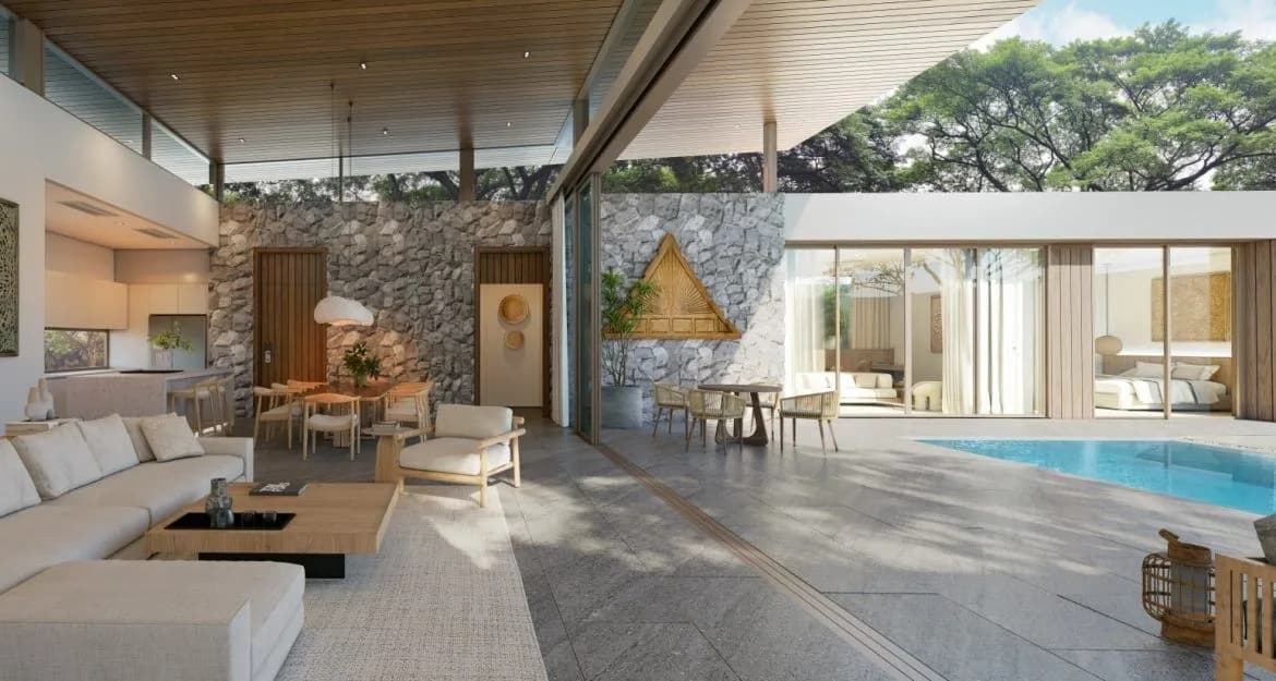 Mono Champaca Villas, Phuket : villas avec piscine exclusives à vendre à Layan – Nai Thon Beach — Miniature 4