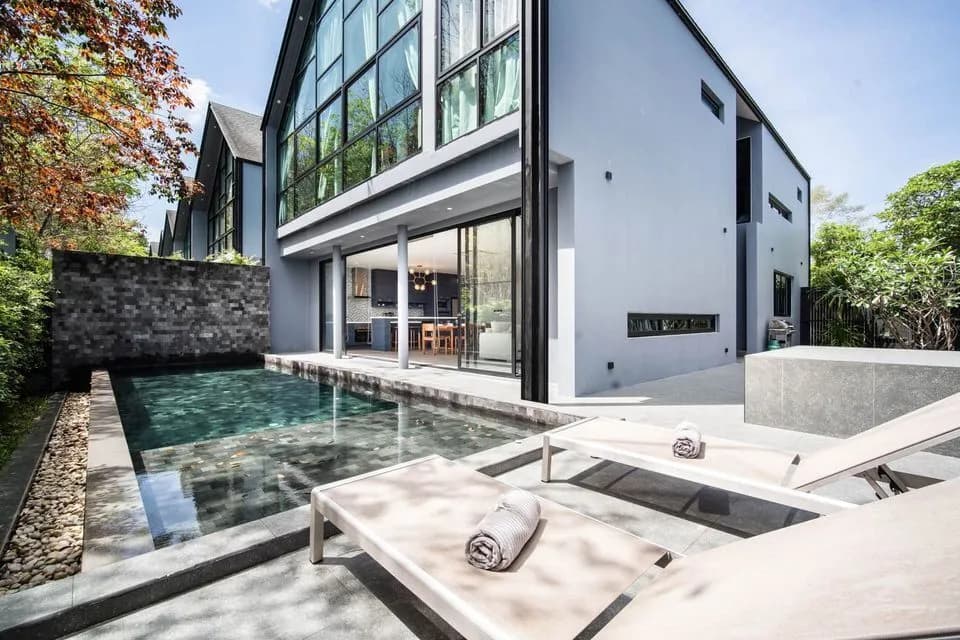 Élégante villa avec piscine 3 chambres à Granary Villas, Bang Tao, Phuket — Miniature 13