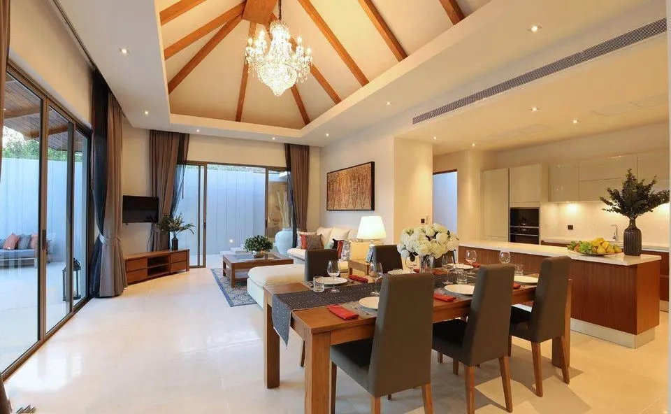 Luxueuse villa 4 chambres avec piscine privée en location annuelle à Anchan Hill, Choeng Thale — Photo 1