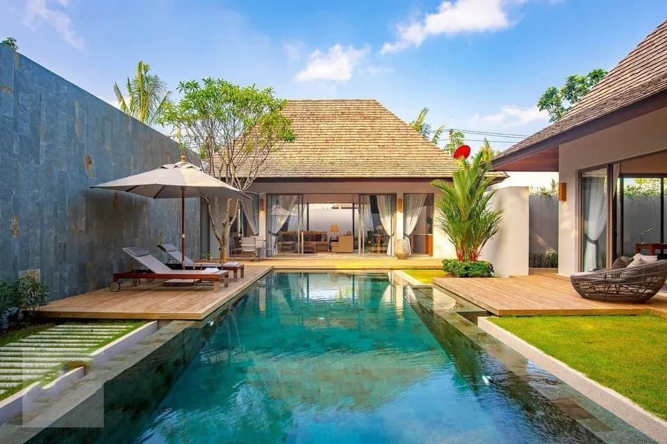 Luxueuse villa 4 chambres avec piscine privée en location annuelle à Anchan Hill, Choeng Thale — Miniature 6