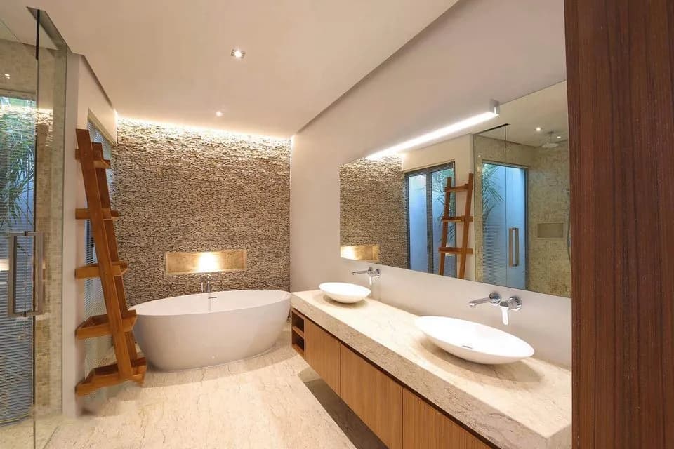 Luxueuse villa 4 chambres avec piscine privée en location annuelle à Anchan Hill, Choeng Thale — Miniature 9