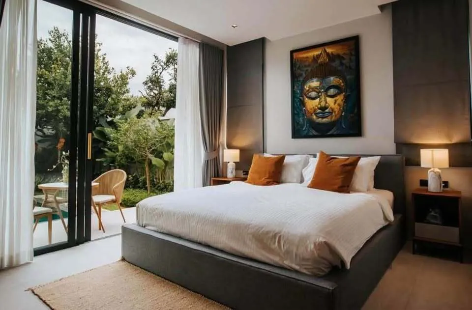 Villa de luxe avec piscine de style loft moderne à louer à Cherngtalay, Phuket — Miniature 4