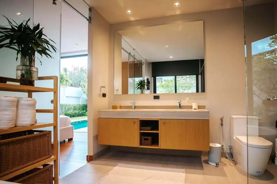 Villa de luxe avec piscine de style loft moderne à louer à Cherngtalay, Phuket — Miniature 12
