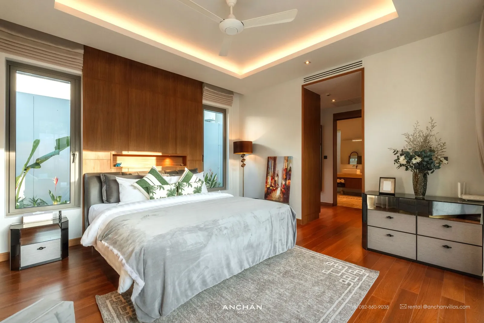 Élégante villa avec piscine 2 chambres à louer à Anchan Flora – Art de vivre luxueux à Phuket — Miniature 3