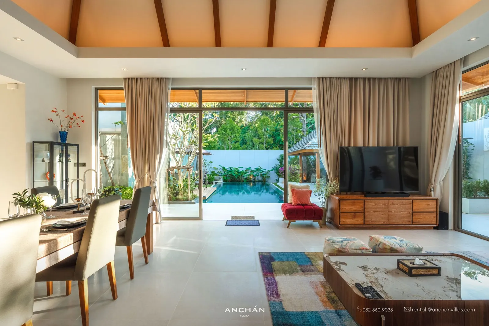 Élégante villa avec piscine 2 chambres à louer à Anchan Flora – Art de vivre luxueux à Phuket — Miniature 8