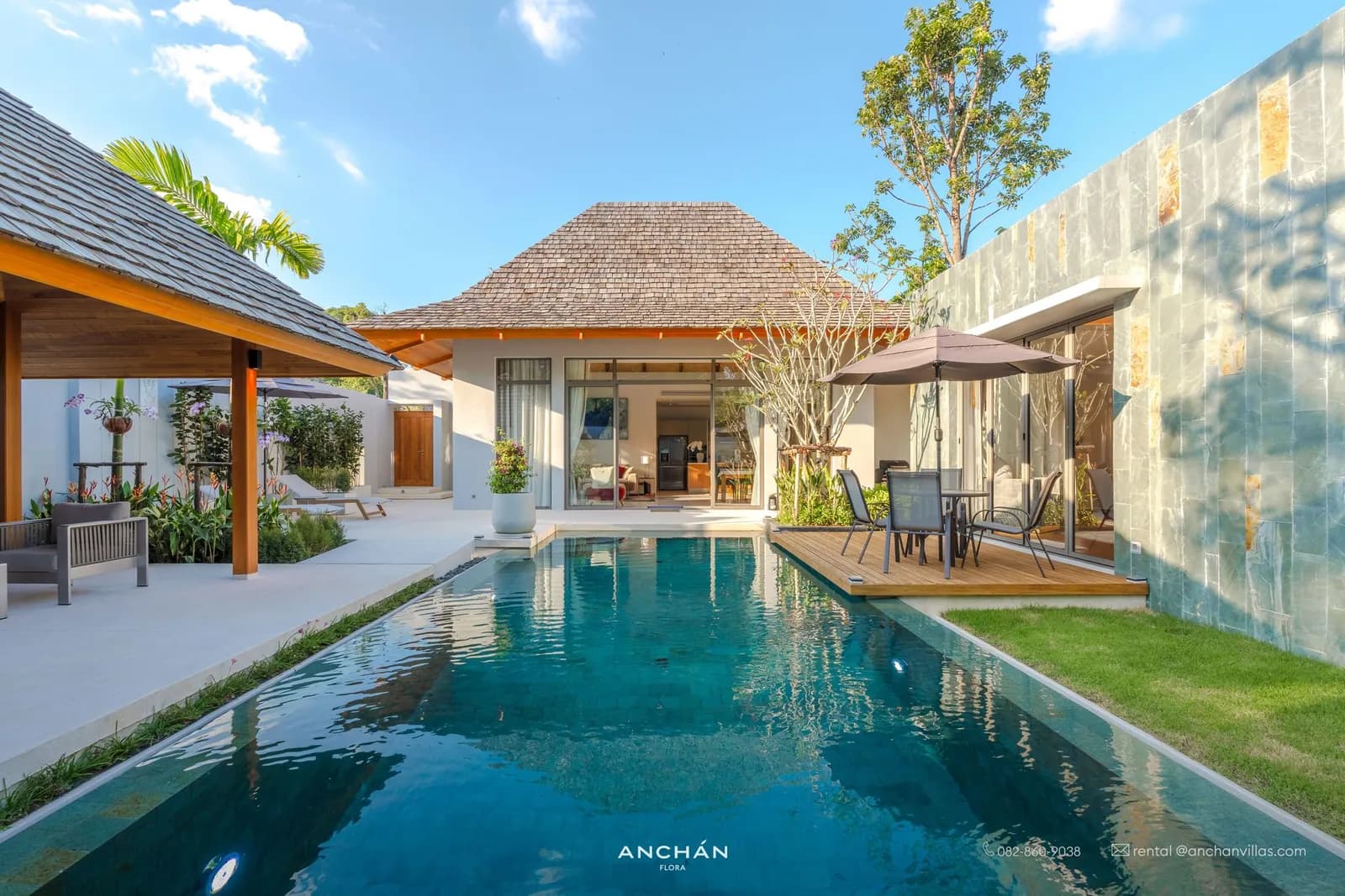 Élégante villa avec piscine 2 chambres à louer à Anchan Flora – Art de vivre luxueux à Phuket — Miniature 15