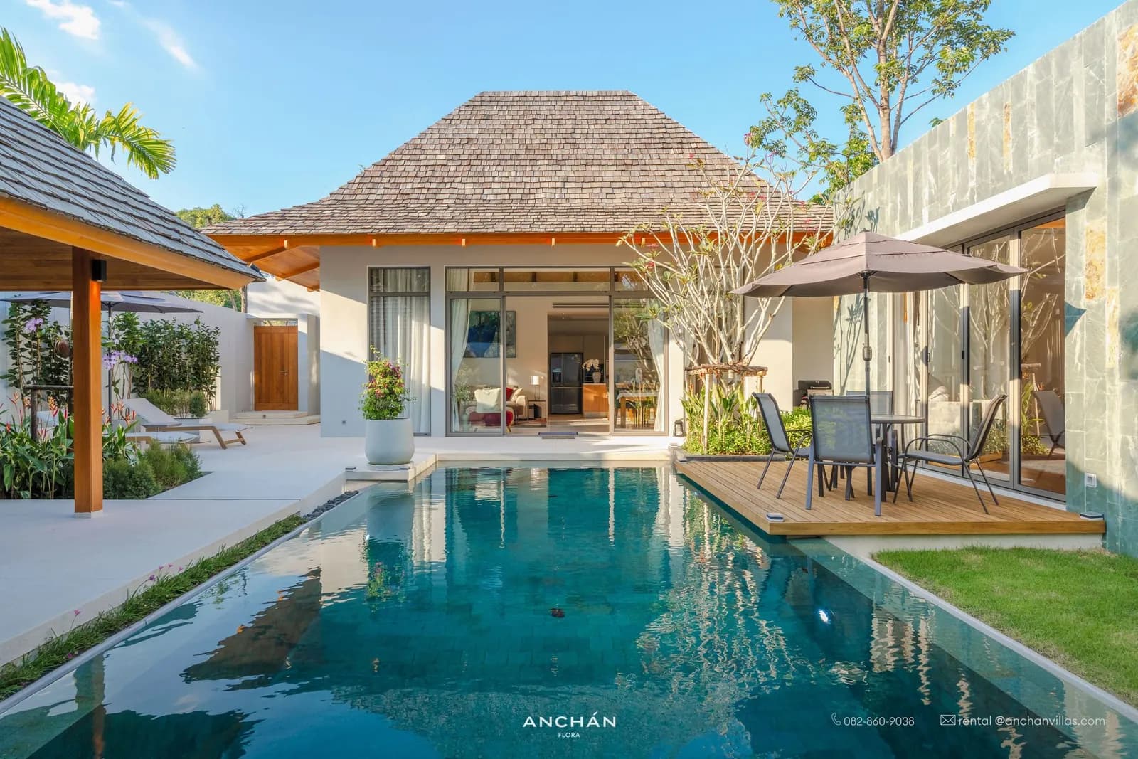 Élégante villa avec piscine 2 chambres à louer à Anchan Flora – Art de vivre luxueux à Phuket — Miniature 16