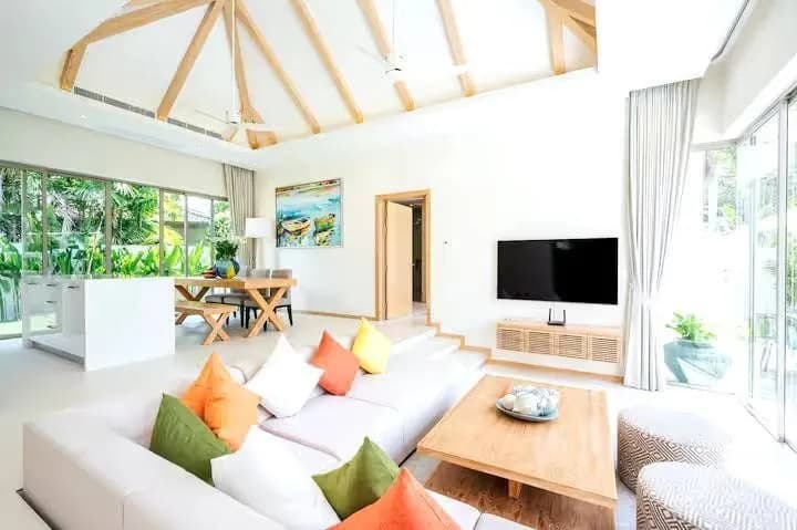 Élégante villa 3 chambres avec piscine privée à Trichada Breeze, Bang Tao, Phuket — Photo 1