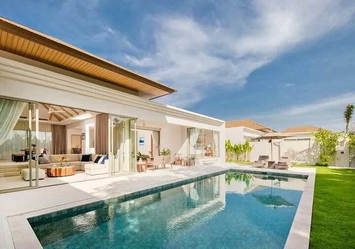 Élégante villa 3 chambres avec piscine privée à Trichada Breeze, Bang Tao, Phuket — Miniature 9