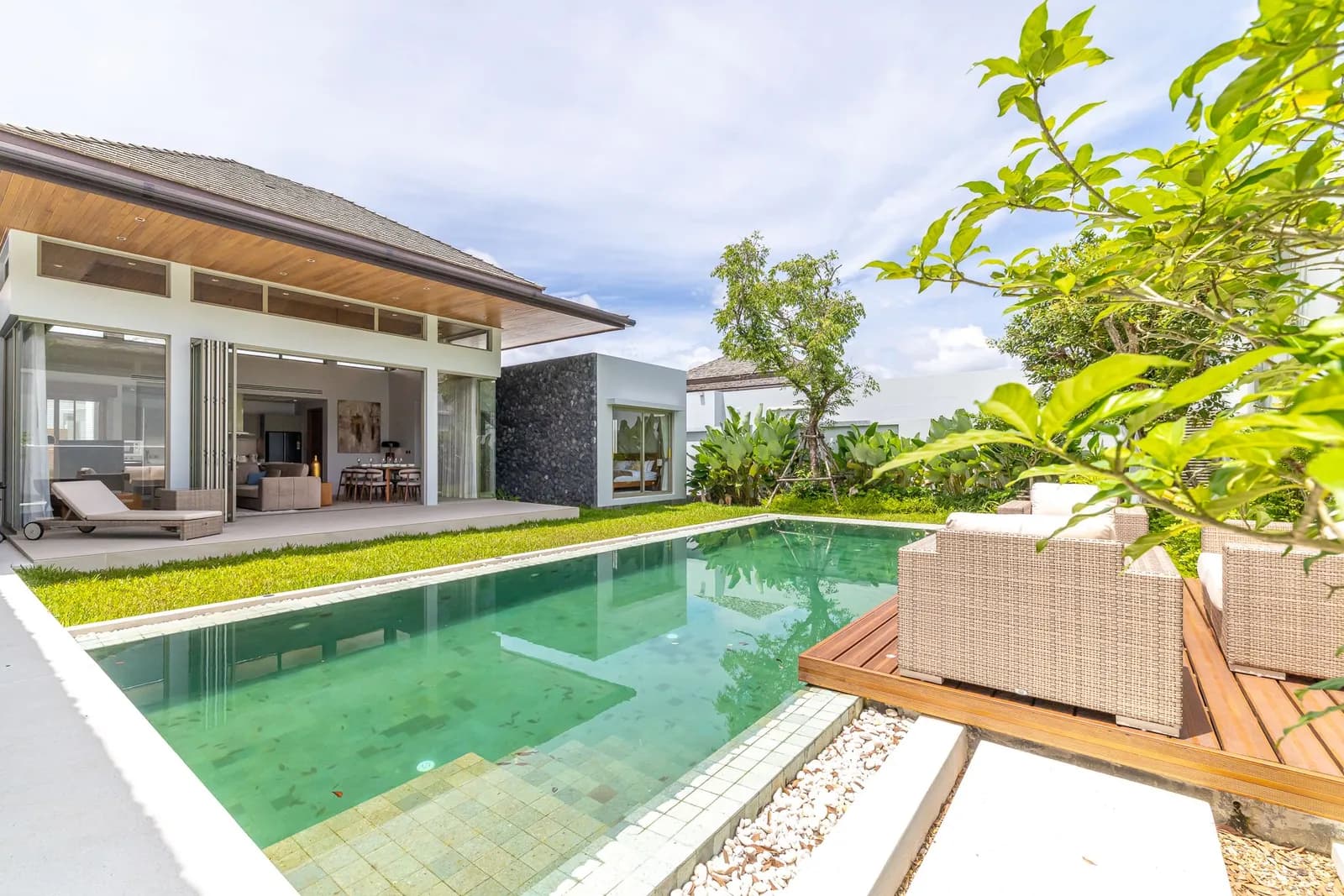 Villa privée neuve avec piscine 4 chambres à louer à Botanica Foresta, Phuket — Miniature 21