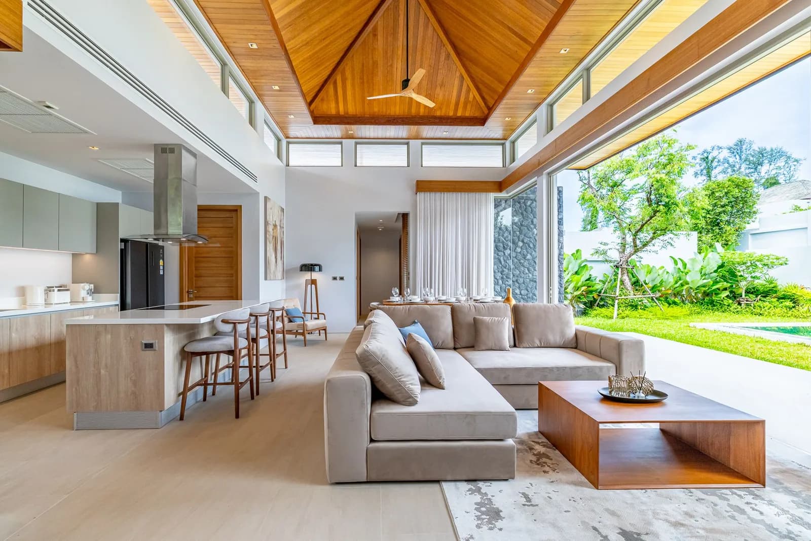 Villa privée neuve avec piscine 4 chambres à louer à Botanica Foresta, Phuket — Miniature 25