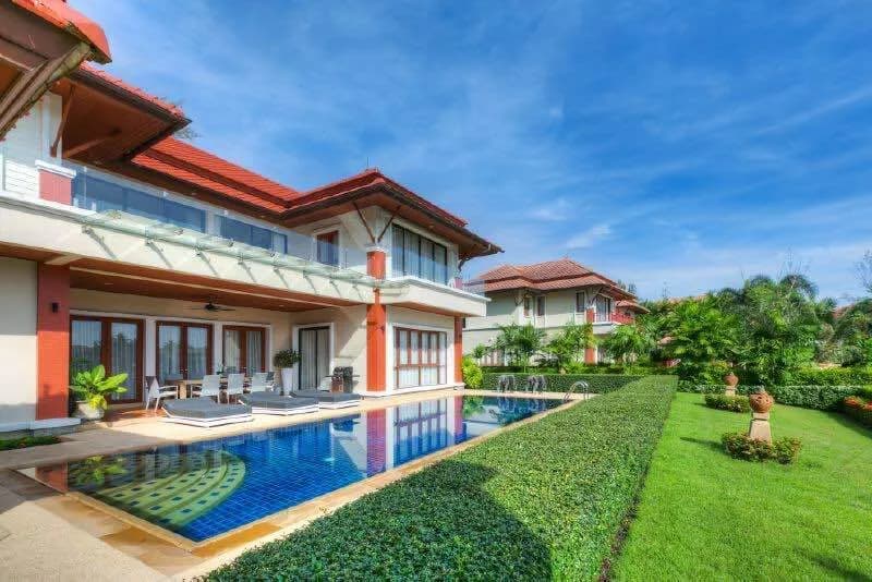 Spacieuse villa avec piscine 5 chambres vue lac à louer à Laguna, Phuket — Miniature 6