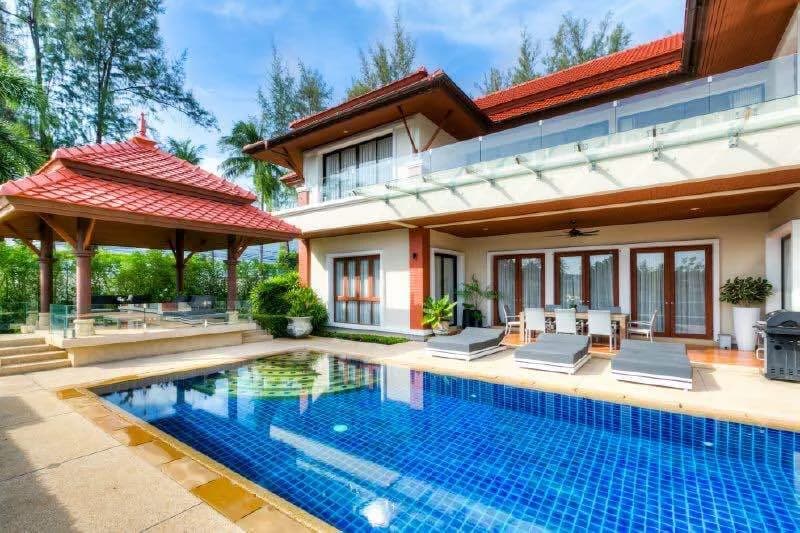 Spacieuse villa avec piscine 5 chambres vue lac à louer à Laguna, Phuket — Miniature 12