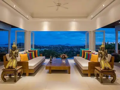 Villa de luxe 4 chambres – Vue mer – à Rawai