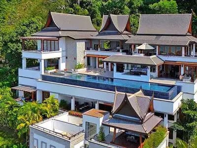 Grande villa de luxe vue mer 5 chambres à Surin