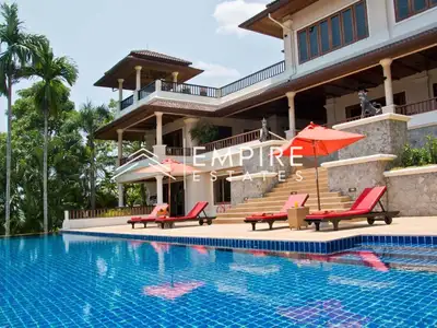 Villa privée avec piscine 6 chambres à louer à Choeng Thale