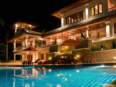 Villa privée avec piscine 6 chambres à louer à Choeng Thale