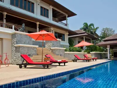 Villa privée avec piscine 6 chambres à louer à Choeng Thale