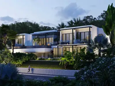 Élégante villa avec piscine privée 4 chambres à vendre à Thalang