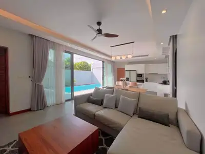 Villa moderne 3 chambres avec piscine privée à louer à Choeng Thale