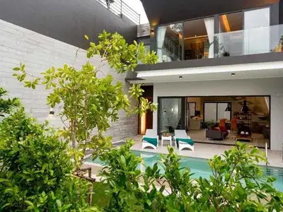 Villa moderne 3 chambres avec piscine privée à louer à Chalong