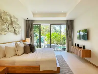 Trichada – Villa moderne avec piscine 2 chambres à louer à Choeng Thale