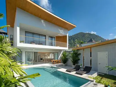 Villa moderne 3 chambres avec piscine privée à louer à Kamala