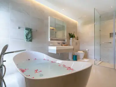 Villa moderne 3 chambres avec piscine privée à louer à Kamala