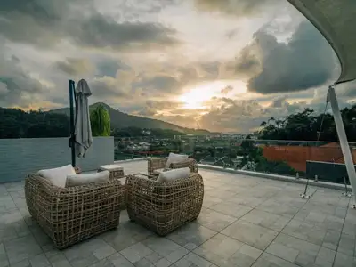 Villa 6 chambres vue mer à louer à Kamala