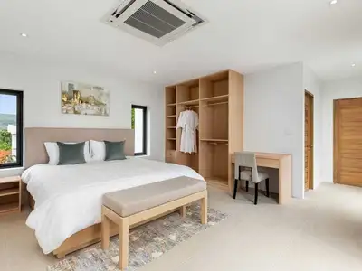 Villa de luxe 4 chambres avec piscine privée à louer à Layan, Choeng Thale