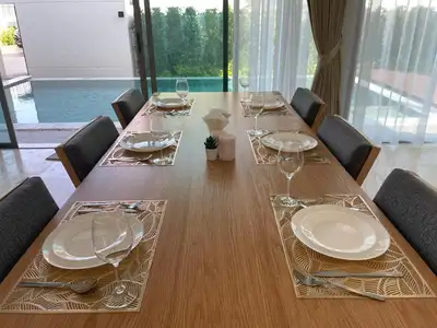 Villa avec piscine 3 chambres à louer près de la BISP – à Ratsada, Mueang Phuket