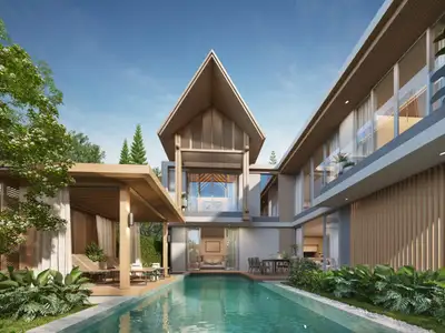 Villa 4 chambres sur 2 niveaux de 423 m² avec piscine privée à vendre à Bang Tao, Phuket