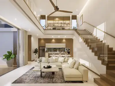 Villa 4 chambres sur 2 niveaux de 423 m² avec piscine privée à vendre à Bang Tao, Phuket