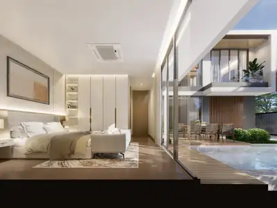 Villa 4 chambres sur 2 niveaux de 423 m² avec piscine privée à vendre à Bang Tao, Phuket