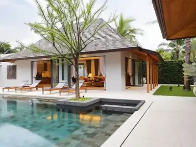 Belle villa Anchan 4 chambres avec piscine privée à louer à Choeng Thale, Thalang