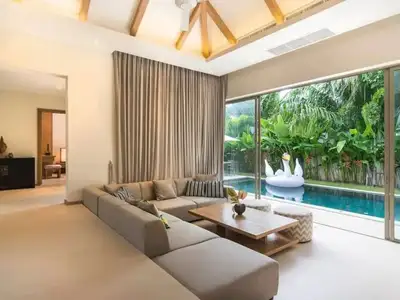 Trichada Villa – 3 chambres avec piscine privée à louer à Choeng Thale