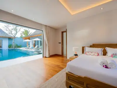 Anchan Tropicana – 4 chambres avec piscine privée à louer à Choeng Thale