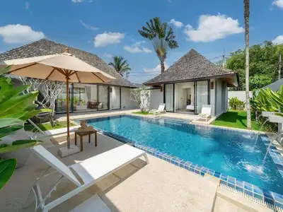 Villa Anchan contemporaine 2 chambres à louer près de Layan Beach