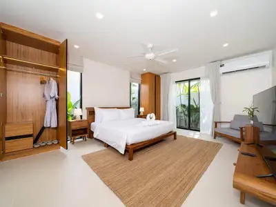 Villa Anchan contemporaine 2 chambres à louer près de Layan Beach
