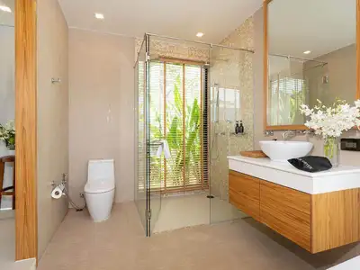 Villa Anchan contemporaine 2 chambres à louer près de Layan Beach